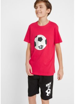 T-shirt garçon à paillettes réversibles et bermuda (Ens. 2 pces.), bpc bonprix collection