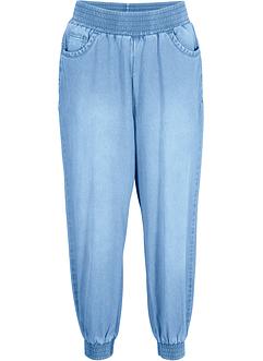 Jean 7/8 &agrave; empi&egrave;cement taille confortable, Loose-Fit, bpc bonprix collection