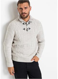 Pull à motif torsadé, John Baner JEANSWEAR