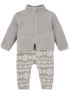 Veste bébé en polaire + pantalon en polaire (ens. 2 pces), bpc bonprix collection