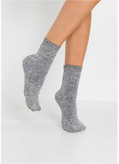 Lot de 5 paires de chaussettes thermiques en éponge, bonprix