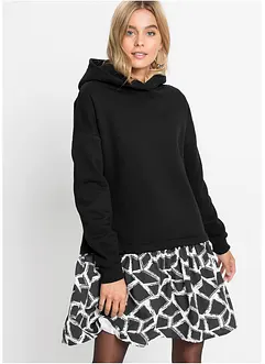 Robe sweat style 2 en 1, bonprix