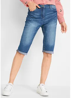 Bermuda en jean stretch à taille confortable, bonprix