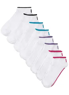 Lot de 8 paires de socquettes avec coton, bonprix