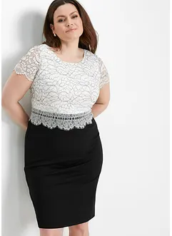 Robe à dentelle, bonprix