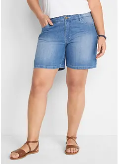 Lot de 2 shorts en jean extensibles, bonprix