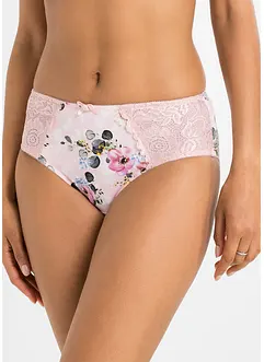 Lot de 2 slips Maxi avec dentelle, bonprix