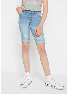 Short en jean extensible fille, bonprix