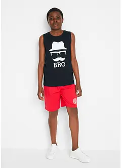 Débardeur et bermuda 100% coton (ens. 2 pces), bonprix