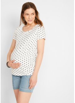 Lot de 2 T-shirts de grossesse en coton bio, bpc bonprix collection