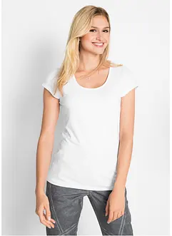 T-shirt extensible à manches courtes, bonprix