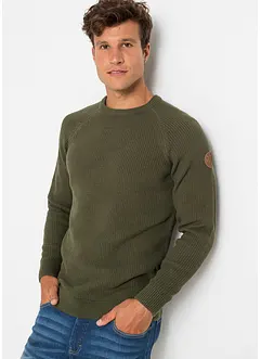 Pull en grosse maille avec coton recyclé, bonprix