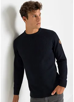 Pull en grosse maille avec coton recyclé, bonprix
