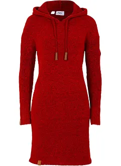 Robe en maille à capuche, bonprix