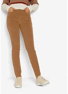 Pantalon velours côtelé avec stretch Skinny, bonprix