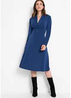 Robe en jersey à boutons, bonprix