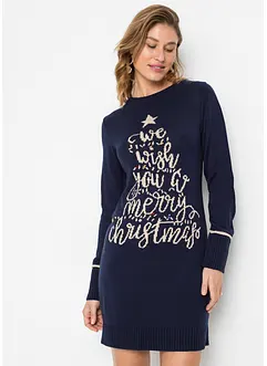 Robe en maille de Noël, bonprix