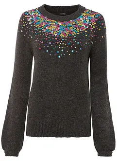 Pull à paillettes, bonprix