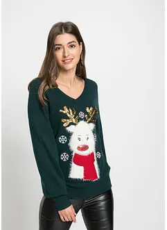 Pull de Noël, bonprix