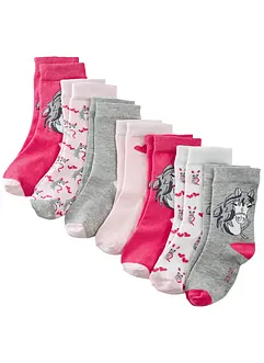 Lot de 7 paires de chaussettes enfant avec coton, bonprix