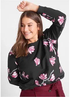 Sweat-shirt à imprimé floral, bonprix