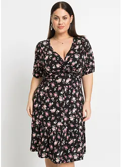 Robe en jersey à manches bouffantes, bonprix