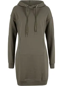 Robe sweat à capuche en coton, bonprix