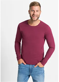 Lot de 3 tee-shirts manches longues, bonprix