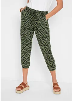 Pantalon 3/4 imprimé, bonprix