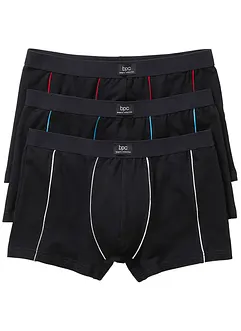 Lot de 3 boxers coutures colorées, bonprix