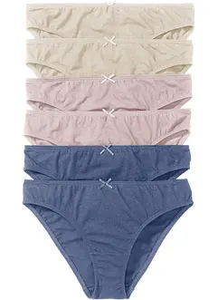 Lot de 6 slips, bonprix