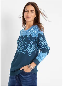 Pull à motif norvégien, bonprix