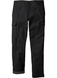 Pantalon cargo thermo Regular Fit, stretch, straight, bonprix