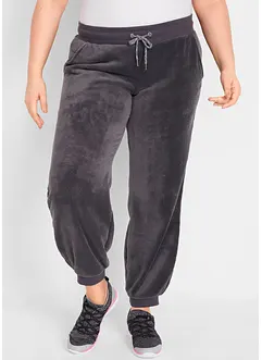 Pantalon de jogging en polaire avec bordures, bonprix