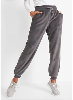 Pantalon de jogging en polaire avec bordures, bonprix