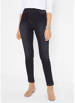 Jegging taille haute en matière thermique légèrement élastique, taille confortable, bonprix