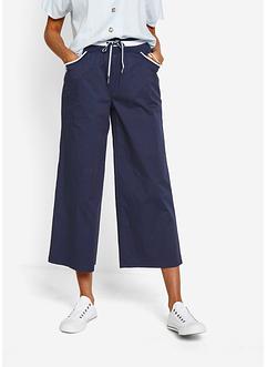 Jupe-culotte coton paper touch avec taille confortable, bpc bonprix collection