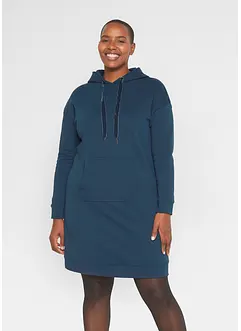 Robe sweat à capuche en coton, bonprix