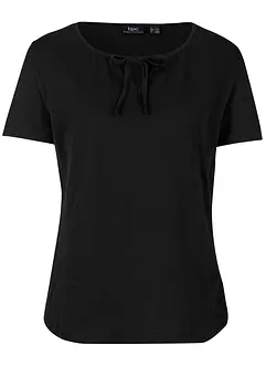 T-shirt à laçage, manches courtes, bonprix