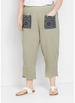 Pantalon ample à taille confortable, long. 7/8, bpc bonprix collection