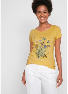 T-shirt coton avec imprimé, bpc bonprix collection