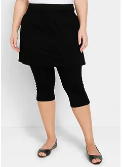 Legging 3/4 avec jupe en coton extensible, bonprix