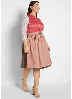 Dirndl confort, longueur genou (ens. 2 pces), bonprix