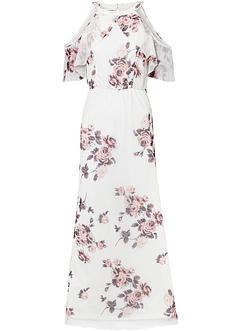Robe longue en mesh imprimée, BODYFLIRT
