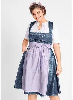 Dirndl longueur midi avec tablier (ens. 2 pces.), bonprix