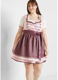 Dirndl avec tablier, longueur au-dessus du genou (ens. 2 pces.), bonprix