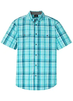 Chemise manches courtes en seersucker 100% coton, bonprix