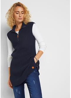 Pull long sans manches avec col camionneur, John Baner JEANSWEAR