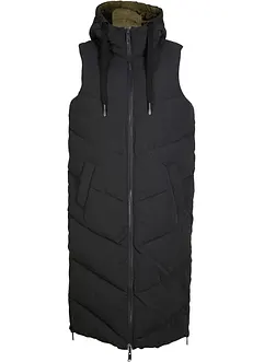 Gilet sans manches matelassé réversible en polyester recyclé avec capuche, bonprix