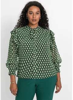 Blouse à volants, bonprix